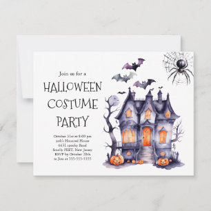 Halloween-Kostümparty-Einladung Gruselig Einladung