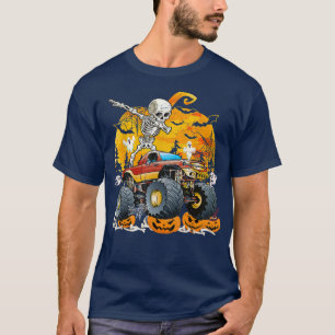 Halloween Kostümskelett Reitmonster Pu T-Shirt