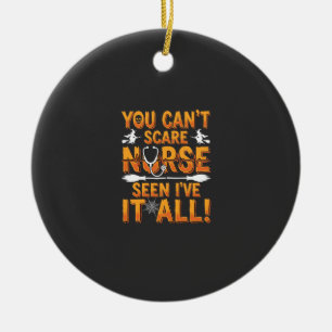 Halloween-Krankenschwester-Design_1 Keramik Ornament