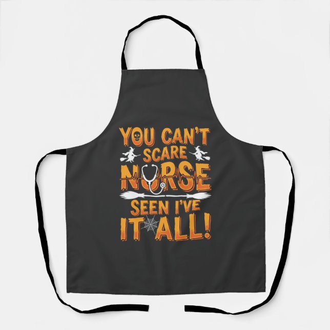 Halloween-Krankenschwester-Design_1 Schürze (Vorderseite)