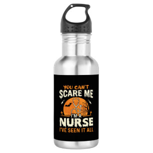 Halloween Krankenschwester Erschrecke Mich Edelstahlflasche