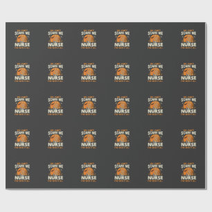 Halloween Krankenschwester Erschrecke Mich Geschenkpapier
