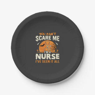 Halloween Krankenschwester Erschrecke Mich Pappteller