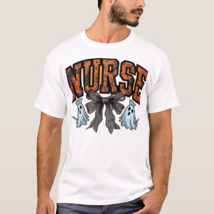 Halloween-Krankenschwester Gruseliger Coquette-Bog T-Shirt