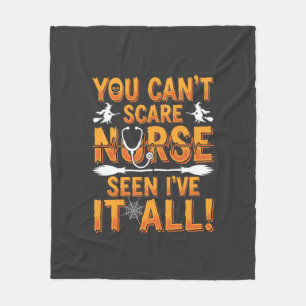 Halloween-Krankenschwester Hat Alles Gesehen Desig Fleecedecke