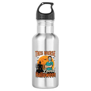 Halloween-Krankenschwester mochte Halloween Vintag Edelstahlflasche