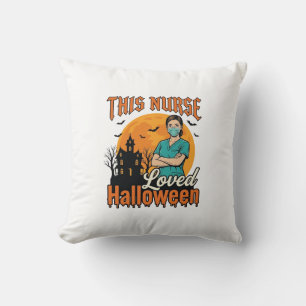 Halloween-Krankenschwester mochte Halloween Vintag Kissen