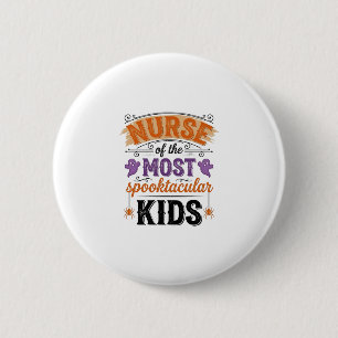 Halloween-Krankenschwester Spooktacular Kinder Vin Button