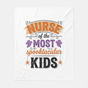 Halloween-Krankenschwester Spooktacular Kinder Vin Fleecedecke