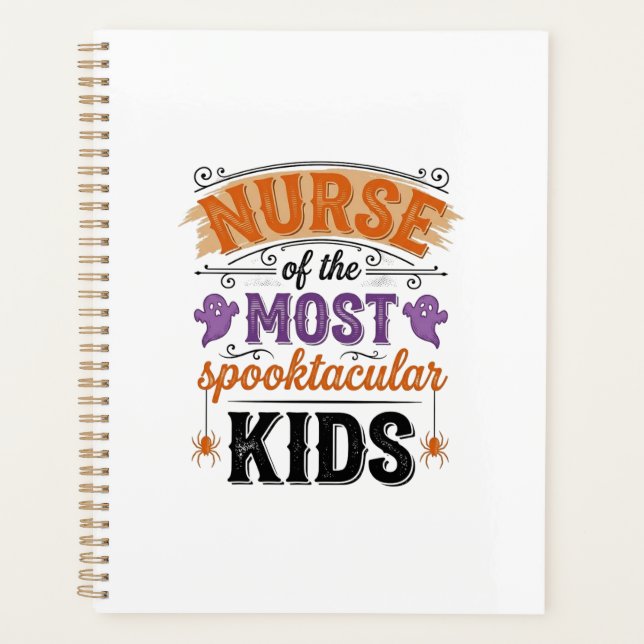 Halloween-Krankenschwester Spooktacular Kinder Vin Planer (Vorderseite)