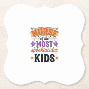 Halloween-Krankenschwester Spooktacular Kinder Vin Untersetzer