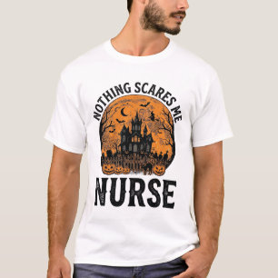 Halloween Krankenschwester Vintage Grusel Mond Des T-Shirt