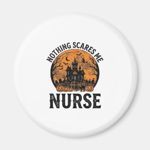 Halloween-Krankenschwester Vintage Gruseliger Mond Magnet