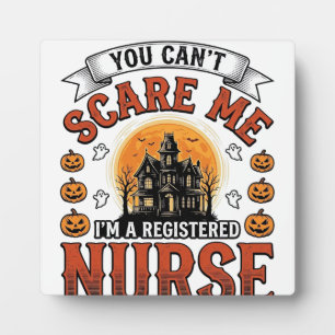 Halloween Krankenschwester Vintage Gruseliger Regi Fotoplatte