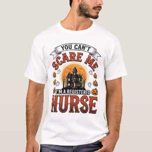 Halloween Krankenschwester Vintage Gruseliger Regi T-Shirt
