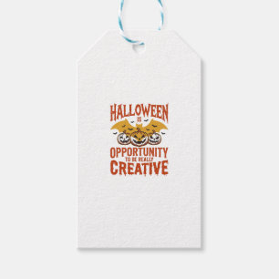 Halloween Kreativer Kürbis Fledermaus Vintage Vekt Geschenkanhänger