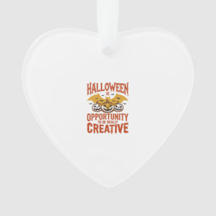 Halloween Kreativer Kürbis Fledermaus Vintage Vekt Ornament