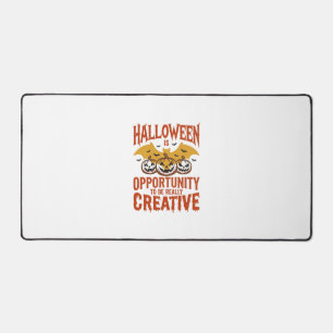 Halloween Kreativer Kürbis Fledermaus Vintage Vekt Schreibtischunterlage