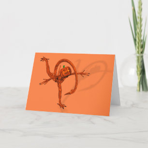 Halloween-Kreatur aus Galaxy Pumpkin Karte