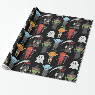 Halloween-Kreaturen Geschenkpapier