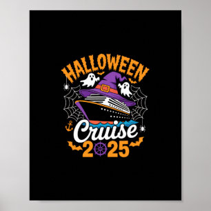 Halloween Kreuzfahrt 2025 Lustiges Meer Abenteuer  Poster