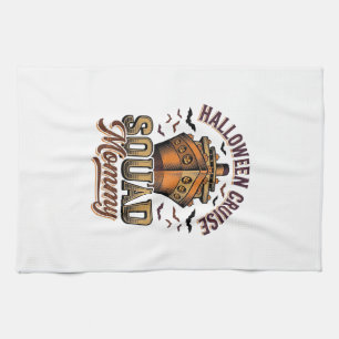 Halloween Kreuzfahrt Mami Vintage Schiff Squad Des Geschirrtuch