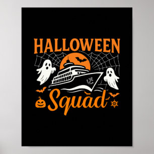 Halloween Kreuzfahrt-Team 2025 Familie Kreuzzug Be Poster