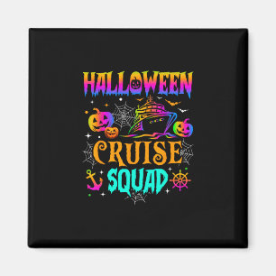 Halloween Kreuzfahrt Team 2025 Schiff Urlaub Famil Magnet