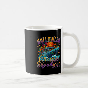 Halloween Kreuzfahrt-Team 2025 Urlaub passende Fam Kaffeetasse