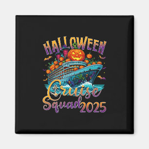 Halloween Kreuzfahrt-Team 2025 Urlaub passende Fam Magnet