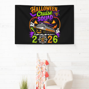 Halloween Kreuzfahrt Team 2026 passende Kreuzfahrt Banner