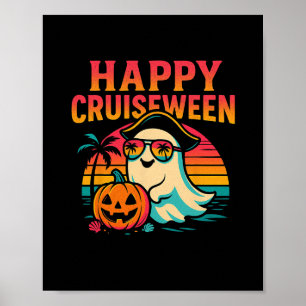 Halloween Kreuzfahrt Team Familie 2025 Kreuzfahrt  Poster