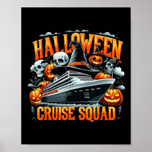 Halloween Kreuzfahrt Team Familie 2025 Kreuzfahrt Poster