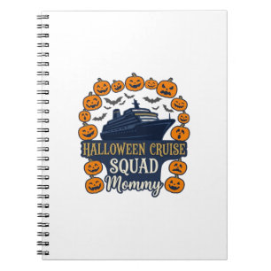 Halloween Kreuzfahrt Team Mami Schiff Kürbisse Fle Notizblock