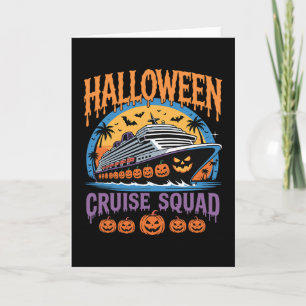 Halloween Kreuzfahrt-Team passende Gruppe Grusel R Karte