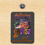 Halloween-Kreuzschiff Magnet<br><div class="desc">Dieses Design kann in dem Bereich personalisiert werden, der durch das Ändern des Fotos und/oder Textes zur Verfügung gestellt wird. Sie können auch angepasst werden, indem Sie auf Vorlage personalisieren klicken und dann auf die Schaltfläche klicken, um weitere Optionen anzupassen, um die Hintergrundfarbe zu löschen oder zu ändern, Text hinzuzufügen,...</div>