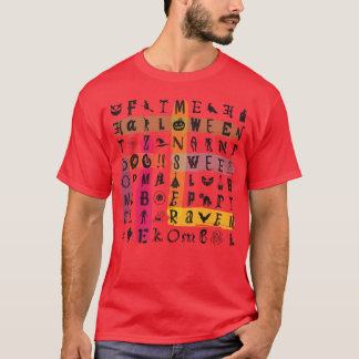 Halloween-Kreuzworträtsel T-Shirt