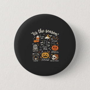 Halloween-Kritzeleien Die Saison Hexen-Design Button