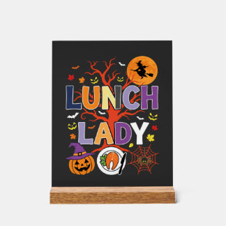 Halloween Küchenhexe Vektor Acrylschild