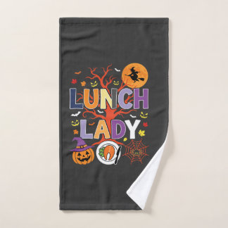 Halloween Küchenhexe Vektor Handtuch