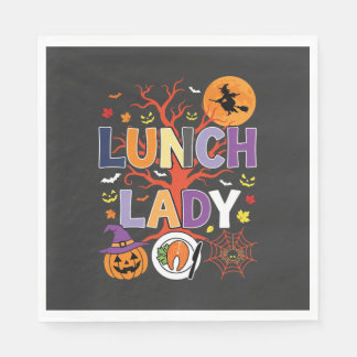 Halloween Küchenhexe Vektor Serviette