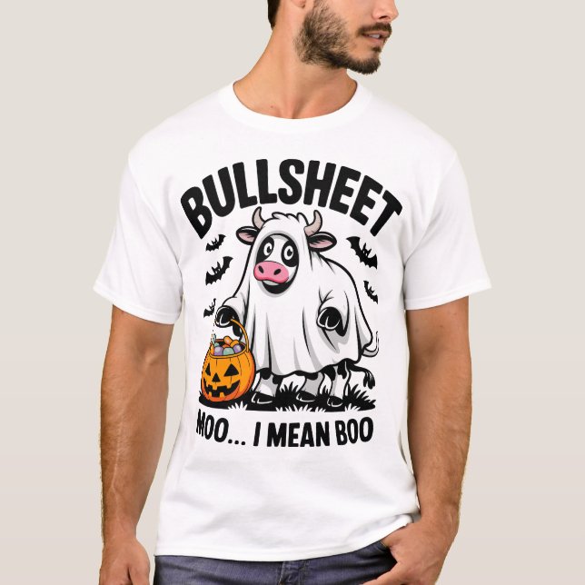 Halloween-Kuh T-Shirt (Vorderseite)