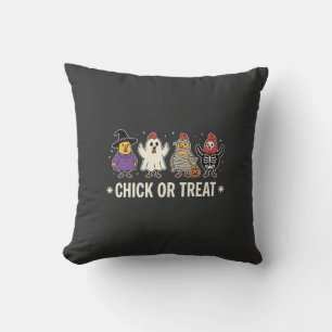 Halloween Küken oder Streich lustiges Hühnerkostüm Kissen