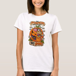 Halloween-Kürbis-Anatomie Lustig 100% Gruselig T-Shirt