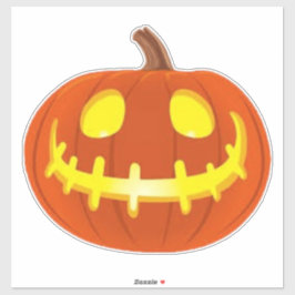 HALLOWEEN-KÜRBIS-AUFKLEBER AUFKLEBER
