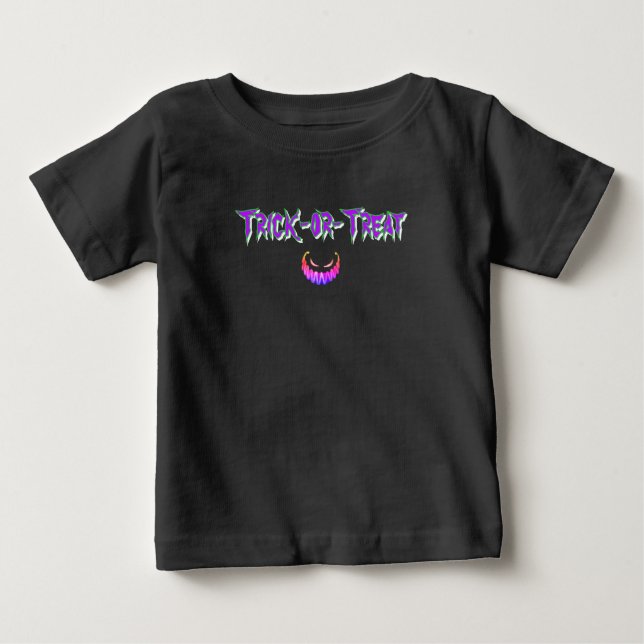 Halloween/Kürbis Baby T-shirt (Vorderseite)