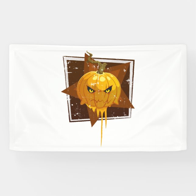 Halloween-Kürbis Banner (Horizontal)