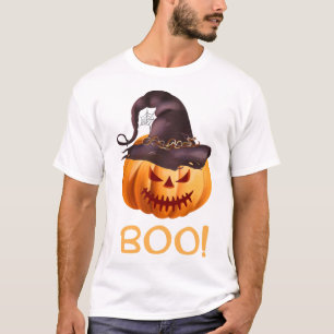 Halloween-Kürbis Boo T-Shirt