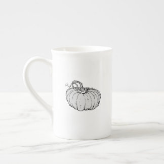 Halloween-Kürbis - „Buh!“ Porzellanbecher Prozellantasse