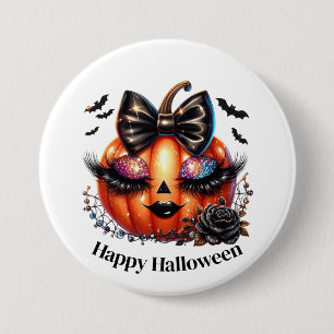 Halloween-Kürbis Button